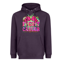 Plum fight cancer Heavyweight Hoodie - BarkalooDesign