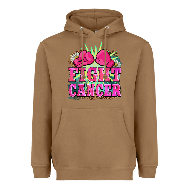 Fight Cancer Heavyweight Hoodie by BarkalooDesign | Teevron