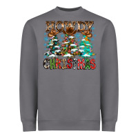Storm Howdy Christmas Heavyweight Sweatshirt - CowhideDigitalArt