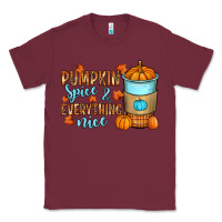 Burgundy Pumpkin spice and everything nice Classic Tee - RanaPortraitStore