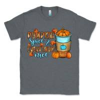 Charcoal Heather Pumpkin spice and everything nice Classic Tee - RanaPortraitStore