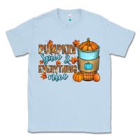 Dusty Blue Pumpkin spice and everything nice Classic Tee - RanaPortraitStore
