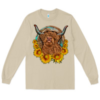 Mushroom cow sunflower leopard Long Sleeve Tee - OliviaCreatesArt