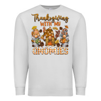 Dove Grey thanksgiving with my  gnomies Premium Sweatshirt - BarkalooDesign