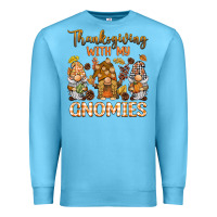 Ocean Blue thanksgiving with my  gnomies Premium Sweatshirt - BarkalooDesign