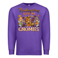 Purple thanksgiving with my  gnomies Premium Sweatshirt - BarkalooDesign