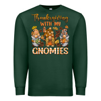 Sports Green thanksgiving with my  gnomies Premium Sweatshirt - BarkalooDesign