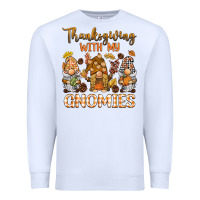 White thanksgiving with my  gnomies Premium Sweatshirt - BarkalooDesign