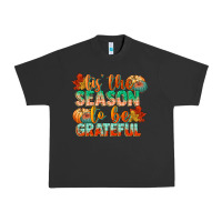 Pigment Black tis the season to be grateful Urban Heavy Tee - CowGirlArtShop