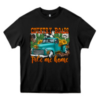 Black country roads take me home old western truck Heavy Core Tee - Jasminsmagicworld
