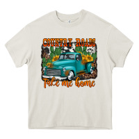 Country Roads Take Me Home Old Western Truck Heavy Core Tee | Teevron
