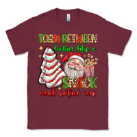 Burgundy torn between lookin' like a snack and eatin' one Classic Tee - texasbilliewilder