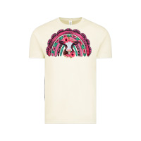 Vintage Arctic valentines day pink gemstones baby calf rainbow Vintage Tee - Jasminsmagicworld