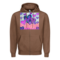 Chestnut love Zipper Hoodie - CowhideDigitalArt