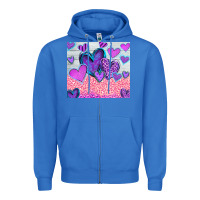 True Royal love Zipper Hoodie - CowhideDigitalArt