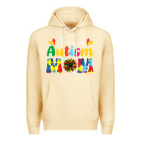 Pina Colada Proud Autism Mom sunflower Premium Hoodie - CowhideDigitalArt