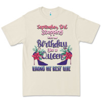 Bone Womens September Girl Stepping Into My Birthday Premium Tee - Bettercallsaul
