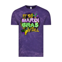 Cloud Purple its mardi gras yall Vintage Tee - CowGirlArtShop