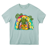 Arona pineapple rainbow Heavy Core Tee - BarkalooDesign