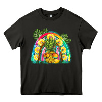 Asphalt pineapple rainbow Heavy Core Tee - BarkalooDesign