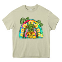 Mossy pineapple rainbow Heavy Core Tee - BarkalooDesign
