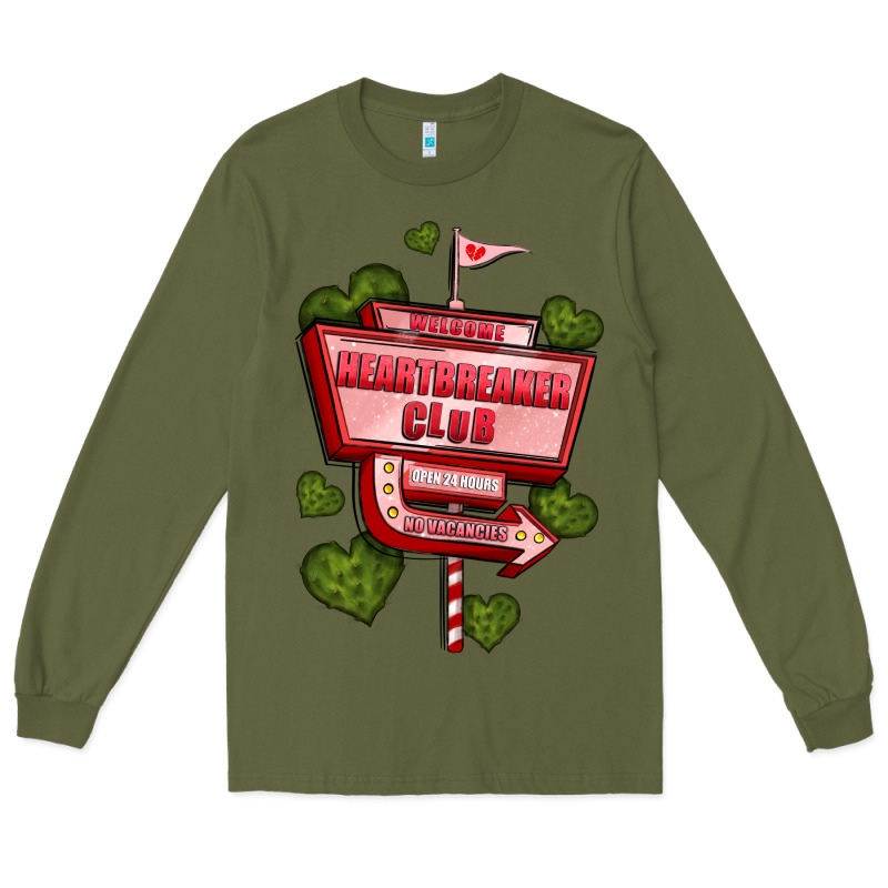 Heartbreaker Club Olivia Long Sleeve Tee by OliviaCreatesArt | Teevron