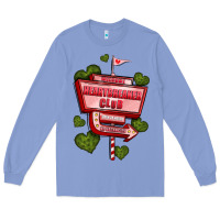 Colony Blue heartbreaker club olivia Long Sleeve Tee - OliviaCreatesArt