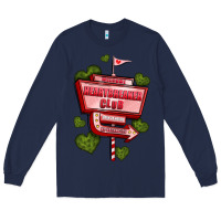 Navy heartbreaker club olivia Long Sleeve Tee - OliviaCreatesArt