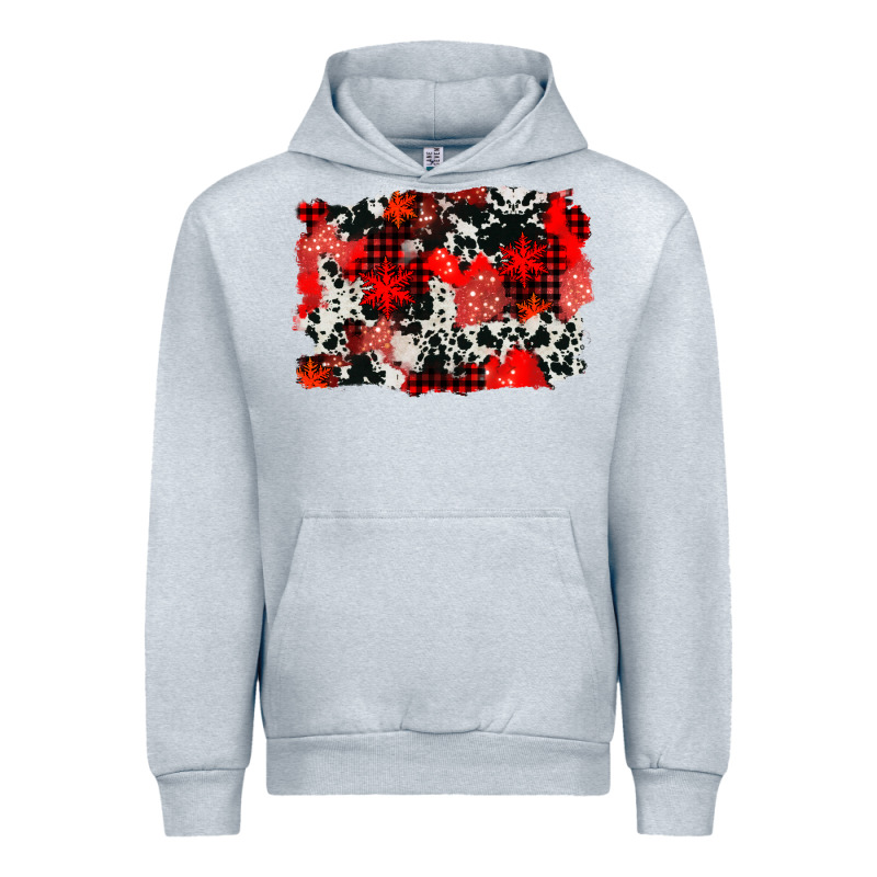 Western Red Cowhide Winter Background Urban Hoodie by AdoDesignShop | Teevron