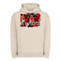 Pigment French Oak western red cowhide winter background Urban Hoodie - AdoDesignShop