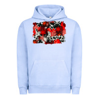 Pigment Grape Ice western red cowhide winter background Urban Hoodie - AdoDesignShop