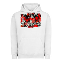 Pigment Lunar Rock western red cowhide winter background Urban Hoodie - AdoDesignShop