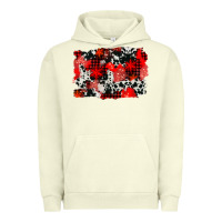 Pigment Pistachio western red cowhide winter background Urban Hoodie - AdoDesignShop