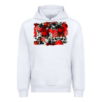 White western red cowhide winter background Urban Hoodie - AdoDesignShop
