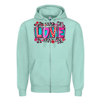 Love Valentine Zipper Hoodie | Teevron