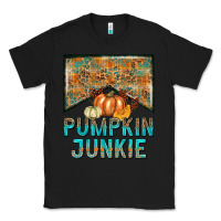 Black Pumpkin junkie Classic Tee - NancyCooperArtShop