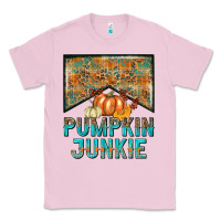 Bubblegum Pink Pumpkin junkie Classic Tee - NancyCooperArtShop
