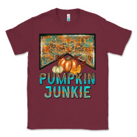 Burgundy Pumpkin junkie Classic Tee - NancyCooperArtShop