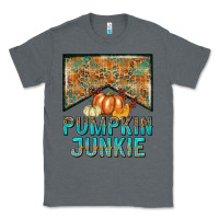Charcoal Heather Pumpkin junkie Classic Tee - NancyCooperArtShop