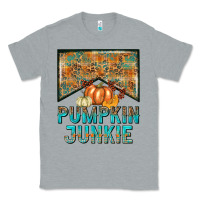 Heather Grey Pumpkin junkie Classic Tee - NancyCooperArtShop