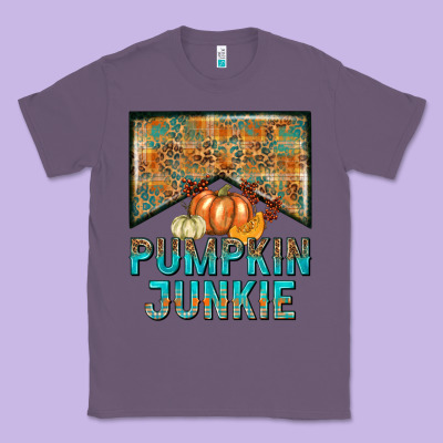 Pumpkin Junkie Classic Tee Designed By Nancycooperartshop