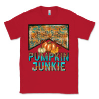 Red Pumpkin junkie Classic Tee - NancyCooperArtShop