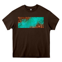 Chocolate Brown tooled leather turquoise glitter 11oz mug Heavy Core Tee - Jasminsmagicworld