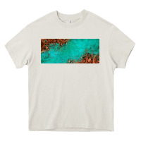 Cream tooled leather turquoise glitter 11oz mug Heavy Core Tee - Jasminsmagicworld