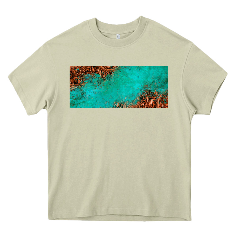 Tooled Leather Turquoise Glitter 11oz Mug Heavy Core Tee by Jasminsmagicworld | Teevron