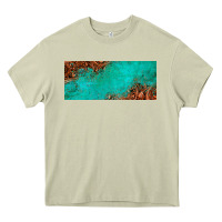 Mossy tooled leather turquoise glitter 11oz mug Heavy Core Tee - Jasminsmagicworld