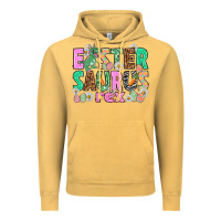Vintage Mustard Easter Saurus Nurse Easter Day Vintage Hoodie - HowdyJamesFarm