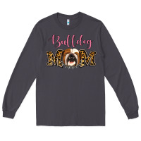 Smoke Bulldog Mom Long Sleeve Tee - Jasminsmagicworld