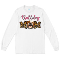 White Bulldog Mom Long Sleeve Tee - Jasminsmagicworld