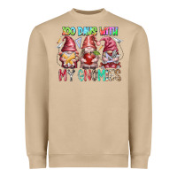 Mushroom 100 days with my gnomies Heavyweight Sweatshirt - RacoonDesign